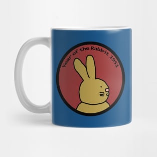 Year of the Rabbit 1951 Cute Mug